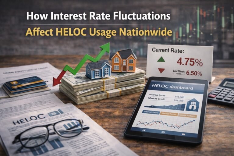 How Interest Rate Fluctuations Affect HELOC Usage Nationwide