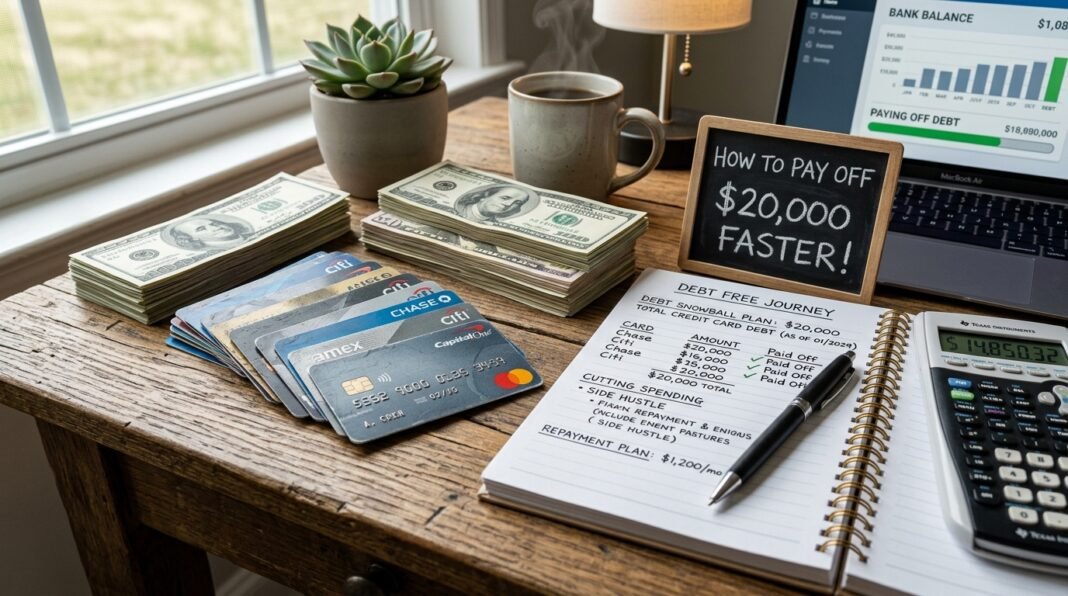 How to Pay Off $20,000 in Credit Card Debt Faster Than You Think
