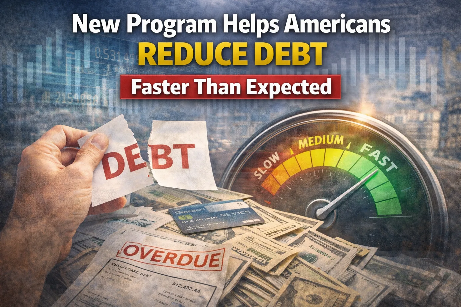Debt reduction concept