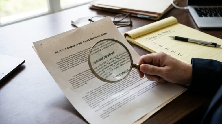 5 Steps to Take When Your Insurer Changes Your Coverage Terms