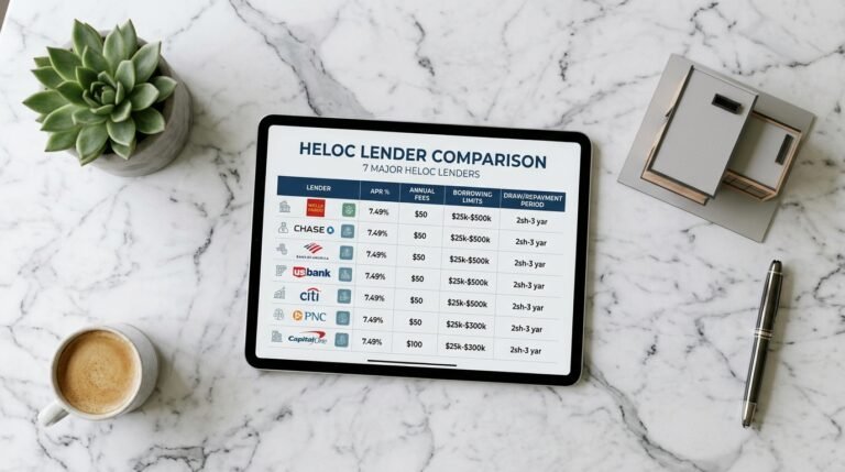 How 7 Major HELOC Lenders Compare on Rates, Fees and Borrowing Limits